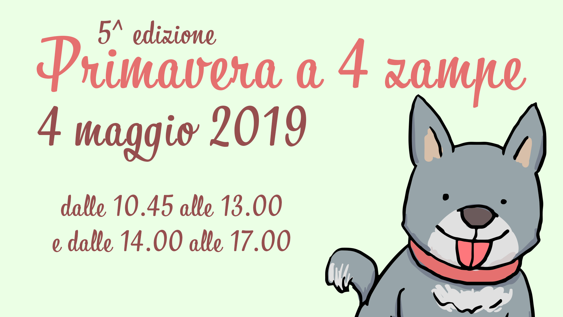 Primavera a 4 zampe 2019